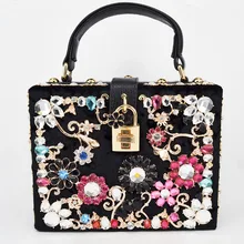 Fashion Diamond Evening bag Luxury diamond women handbag Ballot lock shoulder bag messenger bag velvet clutch tote party purse
