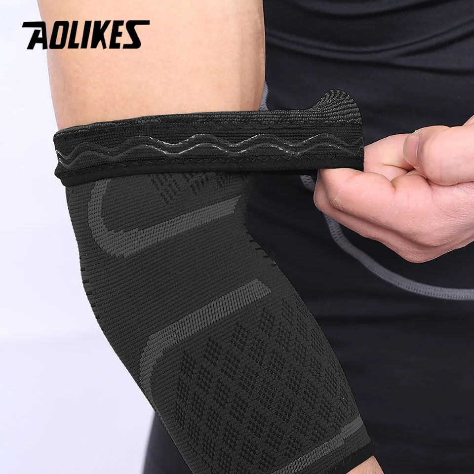 AOLIKES 1 шт. 2019 Новый локоть Поддержка эластичный спортивный для спортивного зала