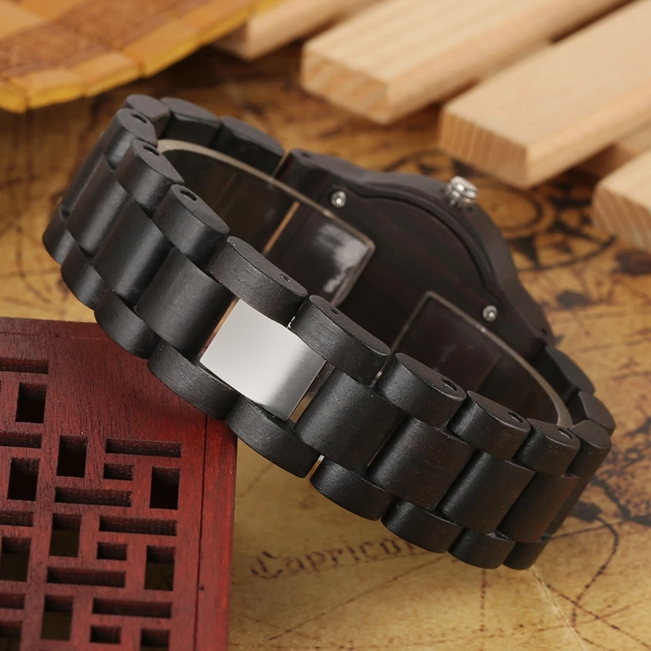 Full Wood Watch Women Mini Chic Dial Quartz Clock Minimalist Wooden Bracelet Wristwatch Creative Hours Gift Lady Watch for Woman 2020 (8)