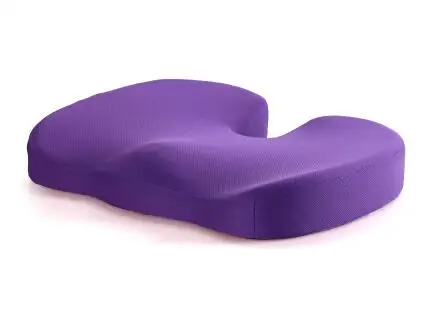 Утолщенная u-образная ортопедическая гелевая Подушка для сидения, массажная подушка с эффектом памяти для офисного кресла и автомобиля - Цвет: as  picture
