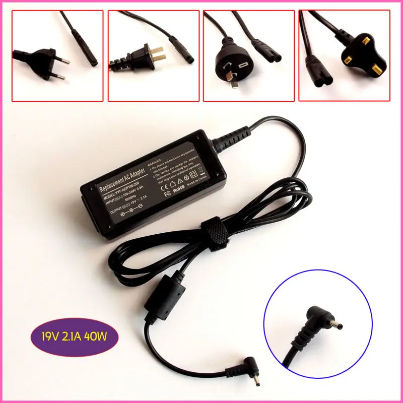 19V 2.1A Laptop Ac Power Adapter Chargerfor ASUS Eee PC VX6 VX6S N17908
