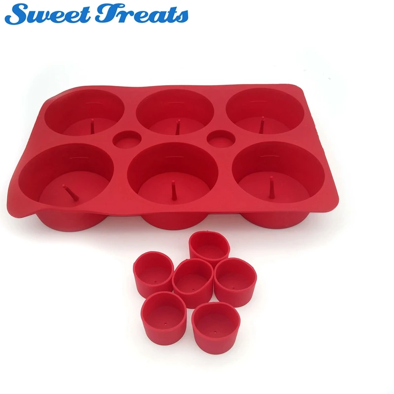 Силиконовая форма для выпечки 6 ячеек|baking tools|silicone bakewarecake baking |