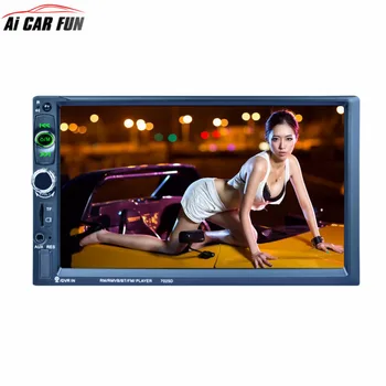

7025D 2Din Car Radio 7inch Bluetooth 1024*600 Touch Screen Car Stereo MP5 Player FM Radio Mirror Link SD TF USB Car electronics