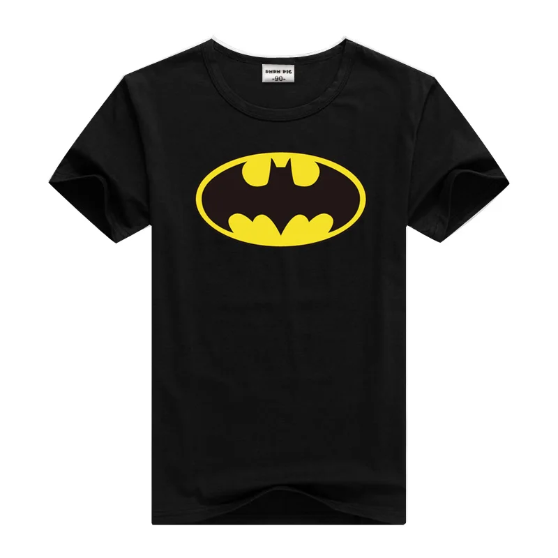 

DMDM PIG Batman Tshirt Boys Short Sleeve T-Shirts For Girls Tops Children T Shirts Baby Clothes Toddler Kids 2 3 4 5 6 7 Years