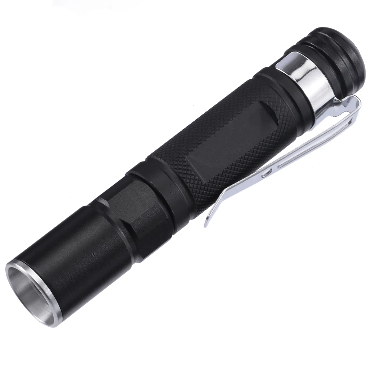 Outdoor Fishing Tools 2000LM Mini Flashlight Waterproof LED Pen Light Pocket Flashlight Torch Lamp + Clip Portable Fish Tools