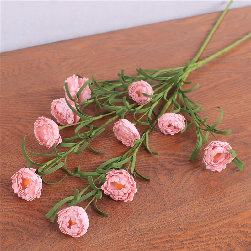 2pcs PE Foam Flower European Four Layer Petal Daisy Artificial Flowers For Home Decoration Garden Party Decor 66cm 2pcs PE Foam Flower European Four Layer Petal Daisy Artificial Flowers For Home Decoration Garden Party Decor 66cm