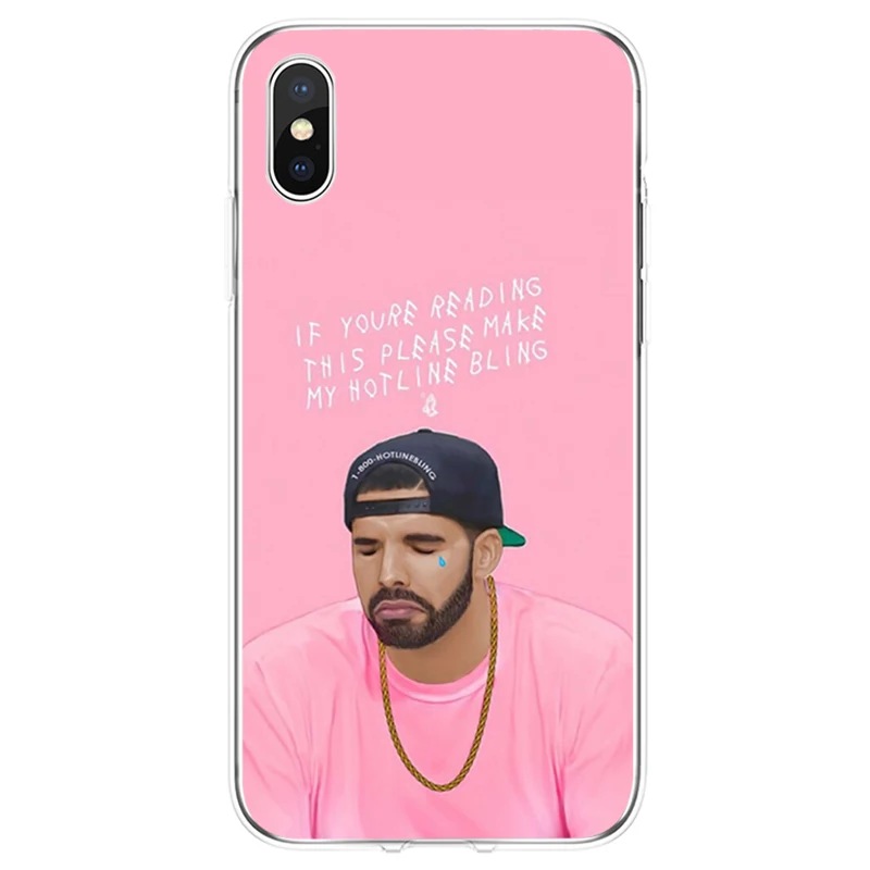 Drake Rihanna Lil Открытый Чехол с кроликом для iPhone 6 6plus 7 8plus 5 5S 5C SE X XS XR Max|Бамперы| |