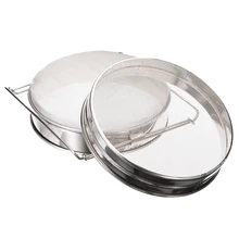 Mayitr из нержавеющей стали для пчеловодства двухслойный фильтр для меда ситечко домашней сетки для раковины фильтр