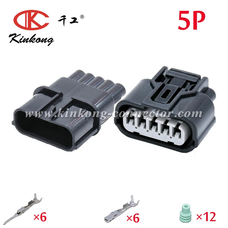 4 Pin Way Waterproof Electrical Wire Connector Plug Terminal Set Car Auto fP