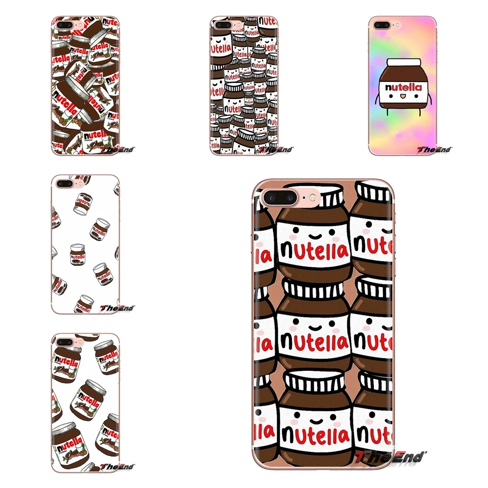 For Xiaomi Mi3 Samsung A10 A30 A40 A50 A60 A70 Galaxy S2 Note 2 Grand Core Prime Cute Tumblr Nutella Design Transparent TPU Case |