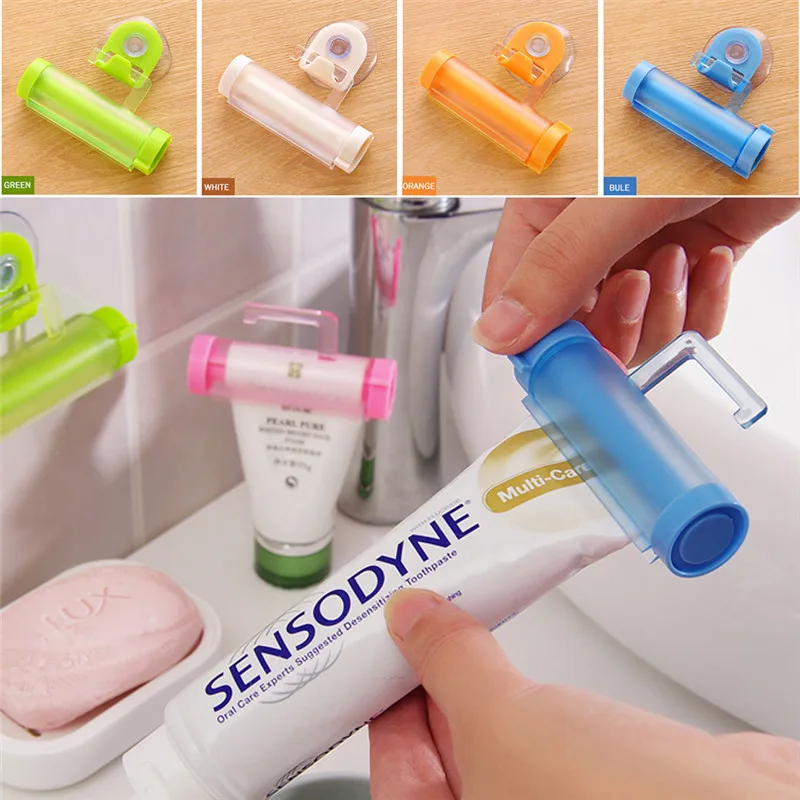 Bathroom Accessories Rolling Tube Tooth Paste Squeezer Toothpaste Dispenser Holder Bathroom Decoration Products Wall Hanger Bathroom Accessories Rolling Tube Tooth Paste Squeezer Toothpaste Dispenser Holder Bathroom Decoration Products Wall Hanger