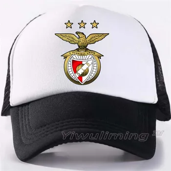 

New Summer Trucker Caps benfica Cool Summer Black Adult Cool Baseball Mesh Net Trucker Caps Hat for Men Adjustable