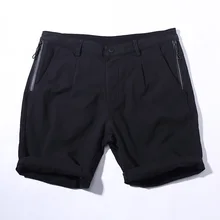 Летние однотонные черные шорты для активного отдыха, мужские хлопковые пляжные облегающие Бермуды, мужские джоггеры, мужские повседневные шорты, PT-315