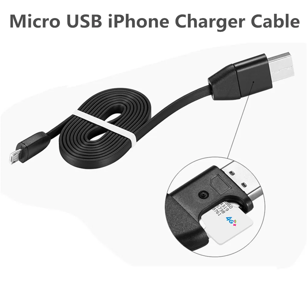 

Micro USB Charger Cable GPS Locator Voice Listening GSM GPRS Real Time Tracking For iPhone and Android M30