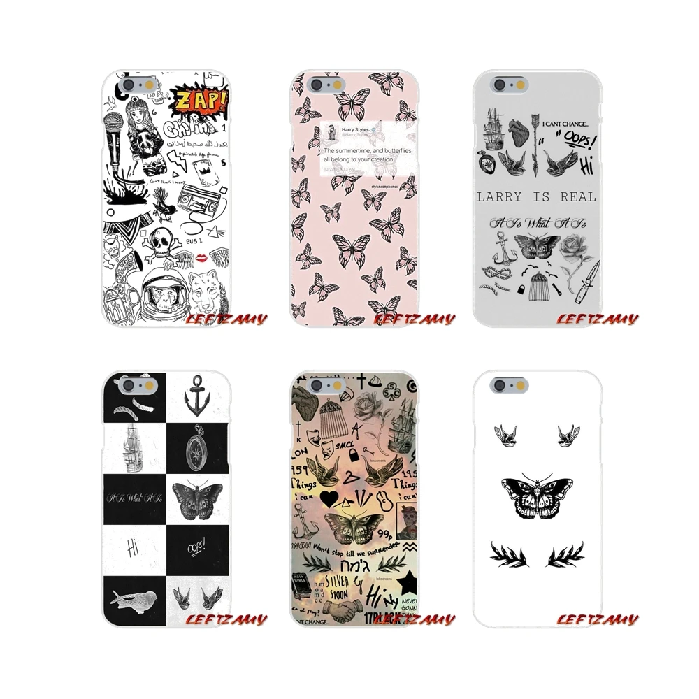 Accessories Phone Cases Covers For Huawei P Smart Mate Y6 Pro P8 P9 P10 Nova P20 Lite Mini 2017 Harry One Direction Tattoos | Мобильные