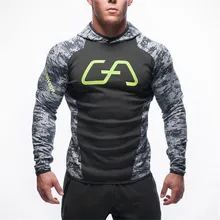 Männer Baumwolle Hoodie Sweatshirts Fitness Kleidung Hysterese Hoodies Bodybuilding Pullover Rabatt Sweatshirt