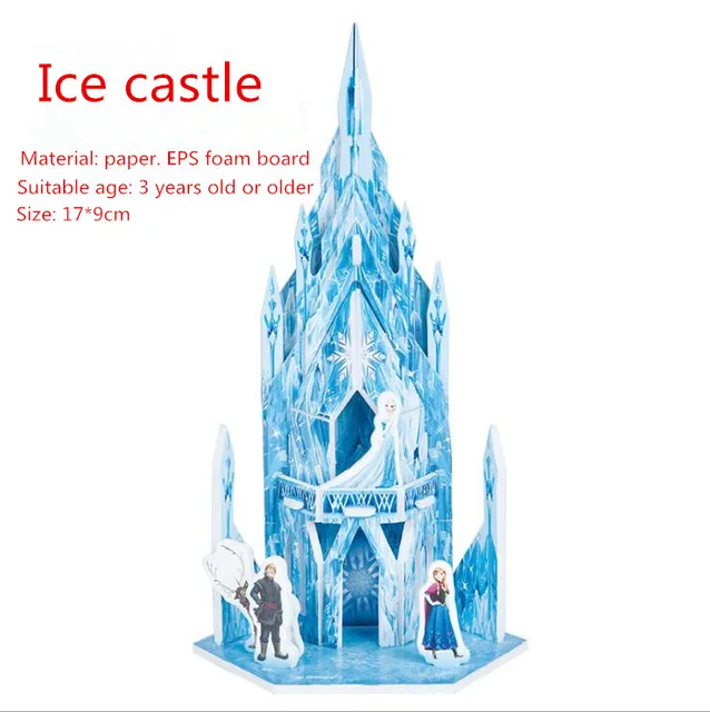 Disney Princess Frozen Sofia The First 3d Puzzle Children Model