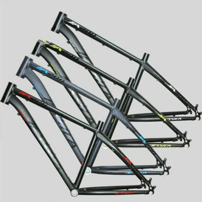 Clearance JESSICA 26er Mountain Bike Frames MTB Bicycle Frame Bicycle Ultralight Aluminum Frames Bicycle Headset 44mm16/17inch Bike Frame 0