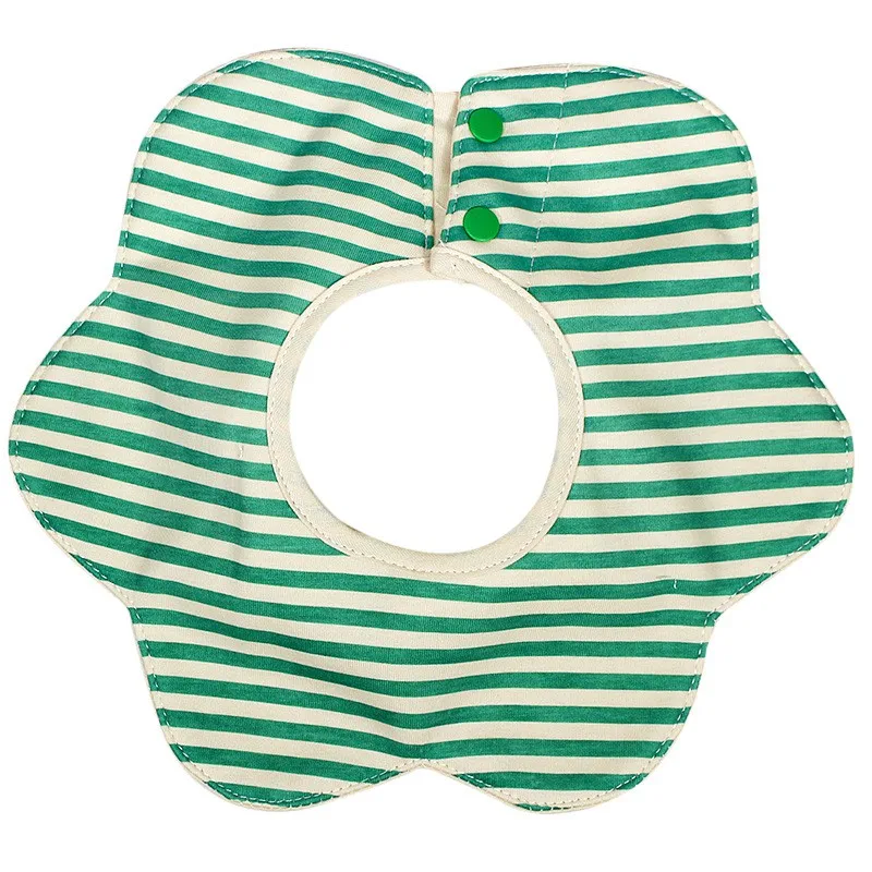 Baby Bibs Kids Baby Accessories Four-layer Waterproof 360 Degree Flower Baberos Baby Stuff Saliva Towel