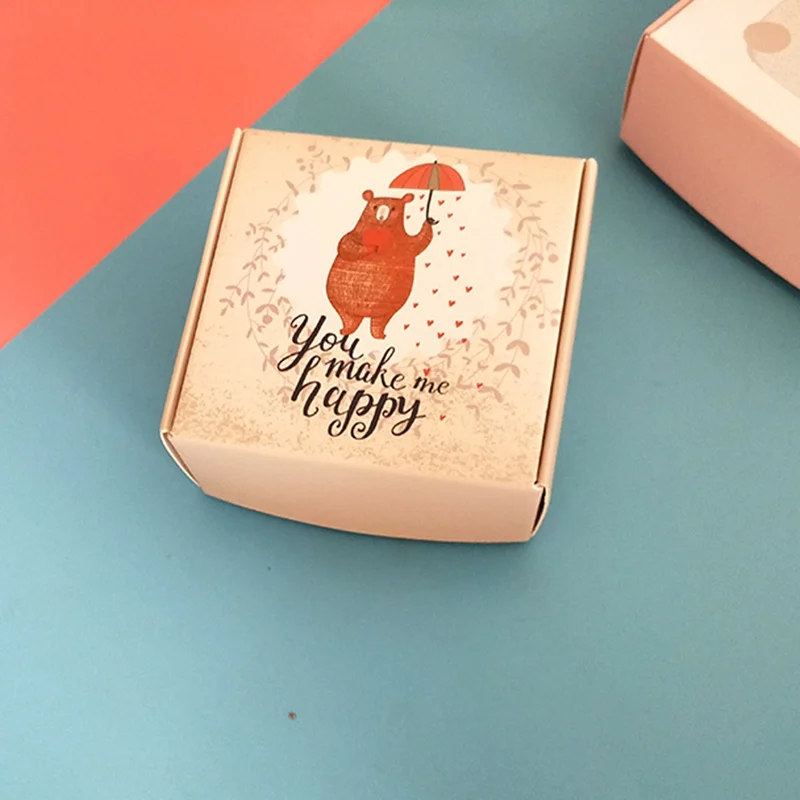 50 шт. бумажная коробка с цветочным принтом, Подарочная коробка для ювелирных изделий, Свадебная коробка для конфет, упаковочные коробки для мыла - Цвет: YG-1