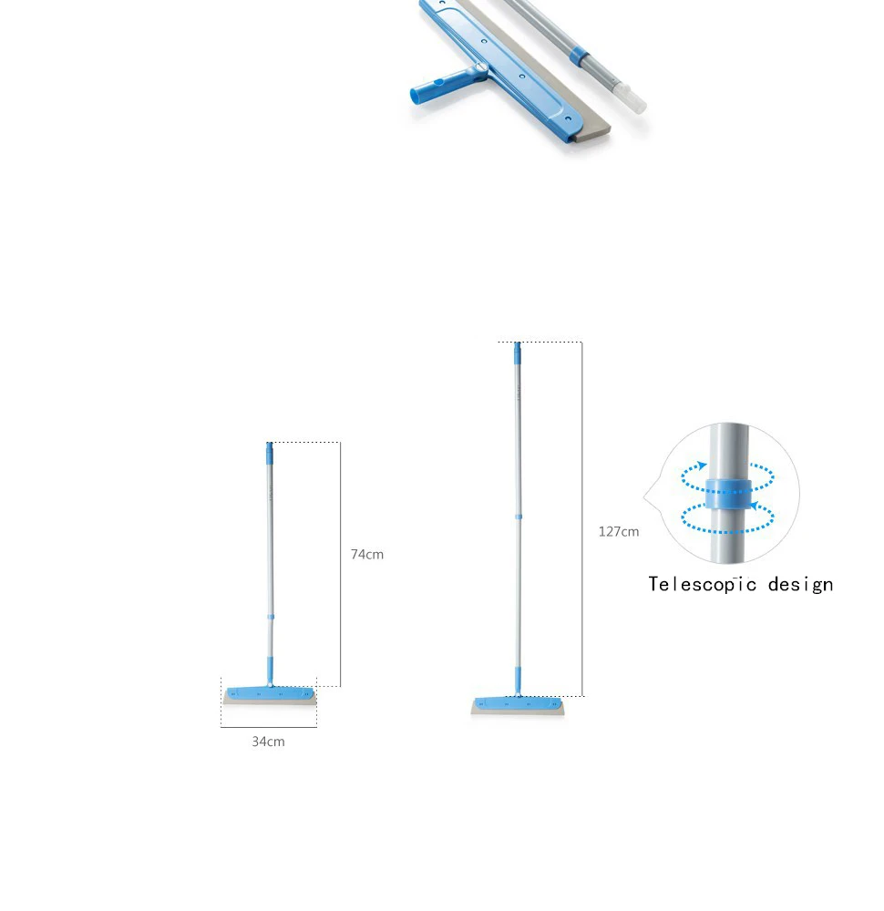 Congis вращающаяся Швабра для уборки полов телескопическая Чистящая метла EVA плитка для окон специальные моющие швабры бытовые инструменты 2 цвета