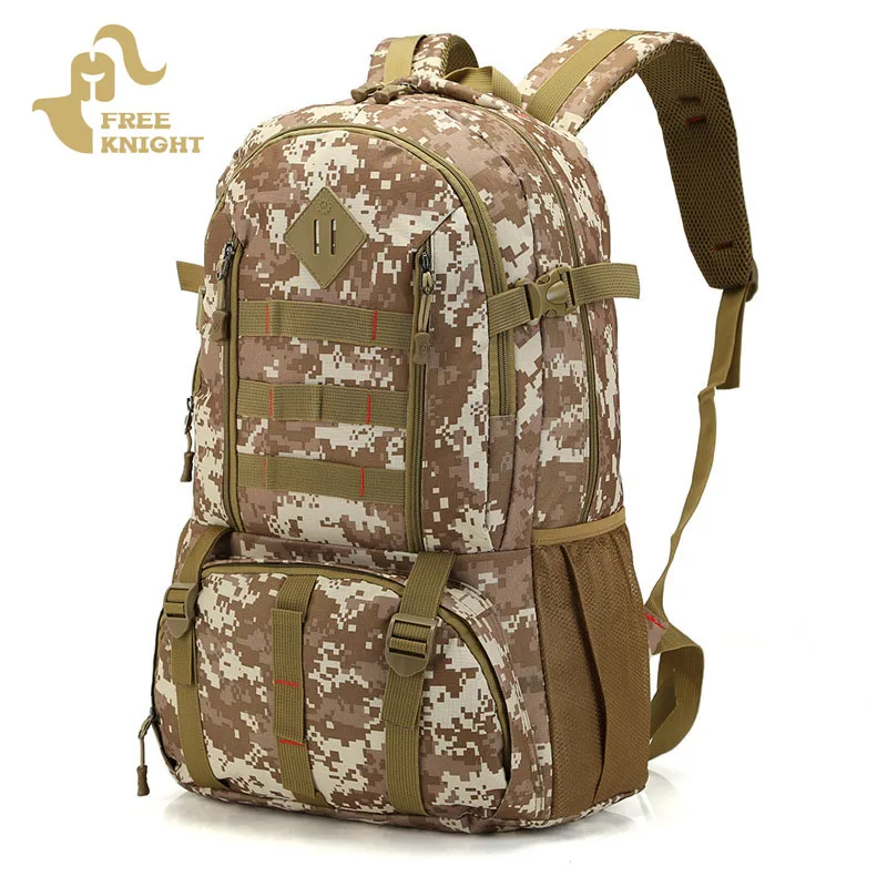 

Jungle camouflage Outdoor Camping Backpack Sport Military Army Bag Backpack Waterproof Hiking Travel Backpack Trekking Rucksack
