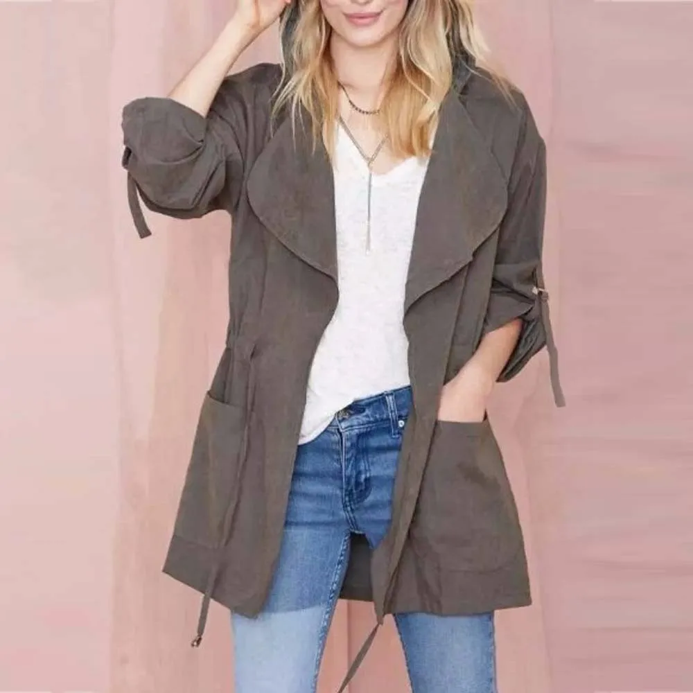 Women Trench Coat Fashion Plus Size hooded Trench Coats Female Casual Windbreaker Outwear Casaco Femin 2016