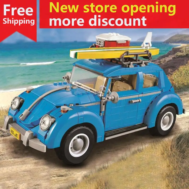 

Yile 003 Creator Series City Car Beetle Building Blocks 10252 lepin technic bricks 21003 action figure vehicle toys for children