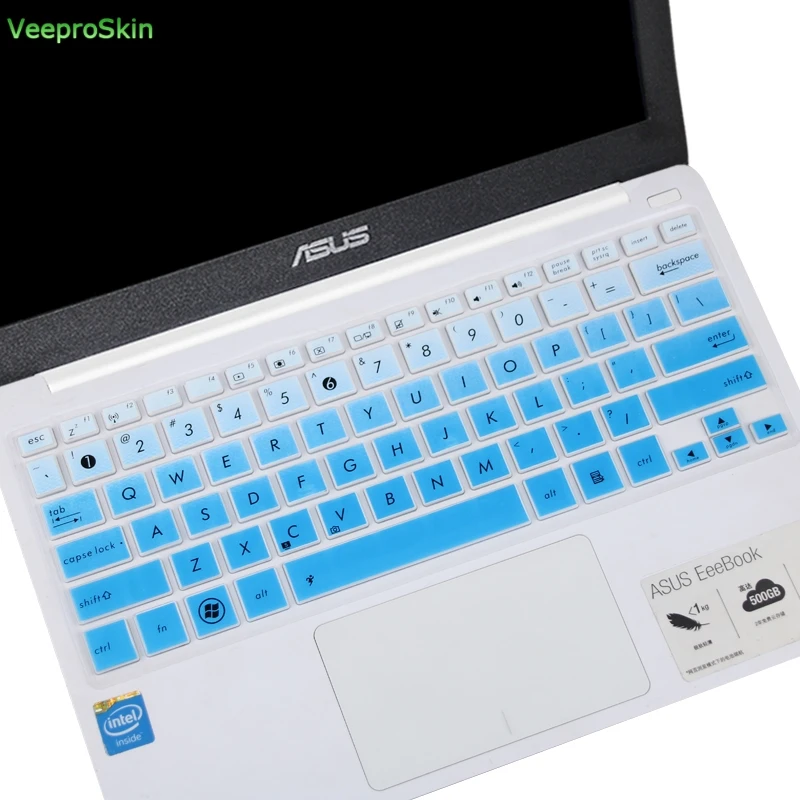 Для Asus Vivobook E203M E203 E203NA EeeBook X200CA X200MA X200M E203MA E200HA S200E 11 ''Обложка клавиатуры для ноутбука 11,6