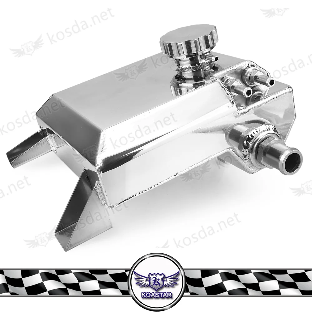 

For Ford Falcon BA-BF 6CYL V8 XR6 XR8 FPV Vehicles Coolant Overflow Resevoir Tank 2.5L Aluminum Polished Chrome