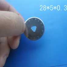 Роторный лезвие резака 28 мм пригодный для поворотного ножом, высокая скорость стали очень хорошо использовать