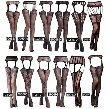 Summer Lady Fashion Sexy Women Stylist Fashion Ladies Lace Top Tights Stay Up Thigh High Stockings Nightclubs Pantyhose S04