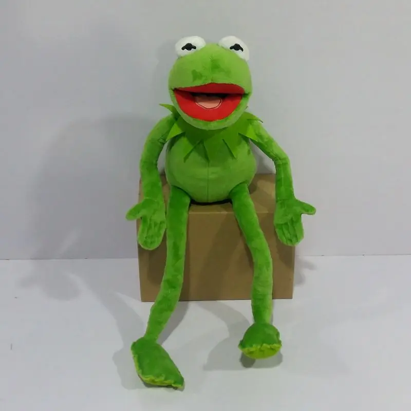 

1piece 45cm=17.7inch Cartoon The Muppets KERMIT FROG Stuffed animals Plush Boy Toys for Children Soft Kids Toys