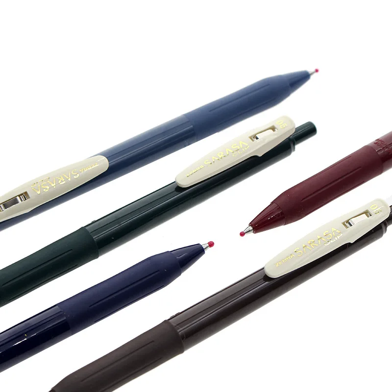 ZEBRA JJ15 гелевая ручка SARASA темный тон нейтральные Ретро Ручки 0,5 мм 5 цветов Япония