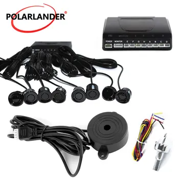 

hot sale Reversing Parking System Kit Car Parking Sensor 4 in Rear 4 in Front no Display 9 colors for option Auto Parking radar