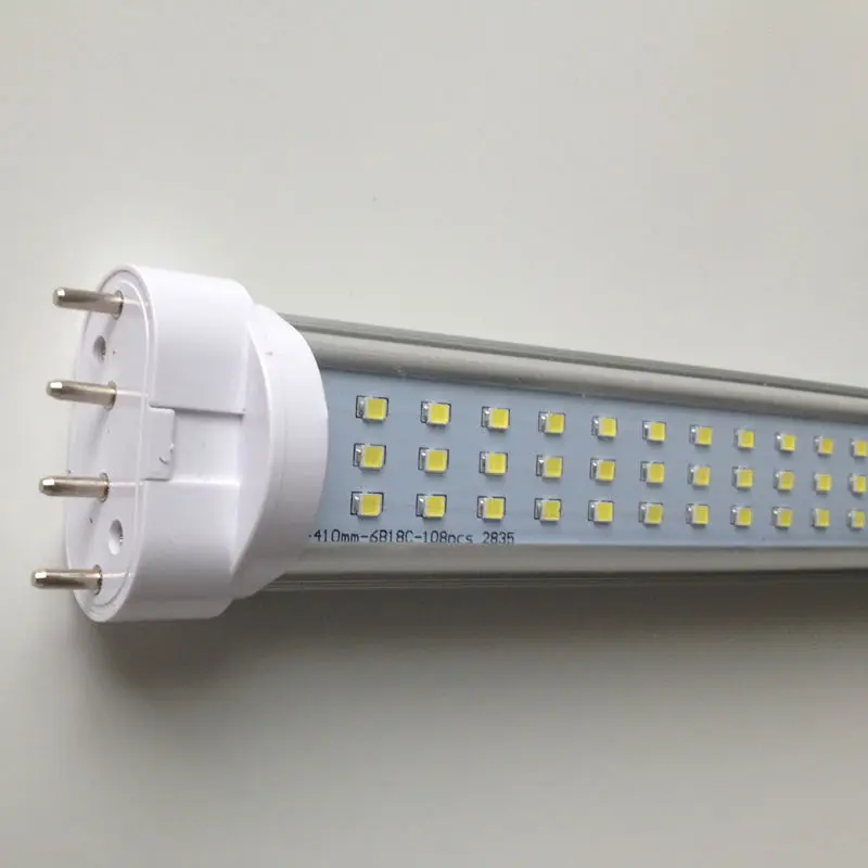 12W 15W 22W 27W 110V 220V Aluminum Tube Lights LED 2G11 Base PLL 4 Pin