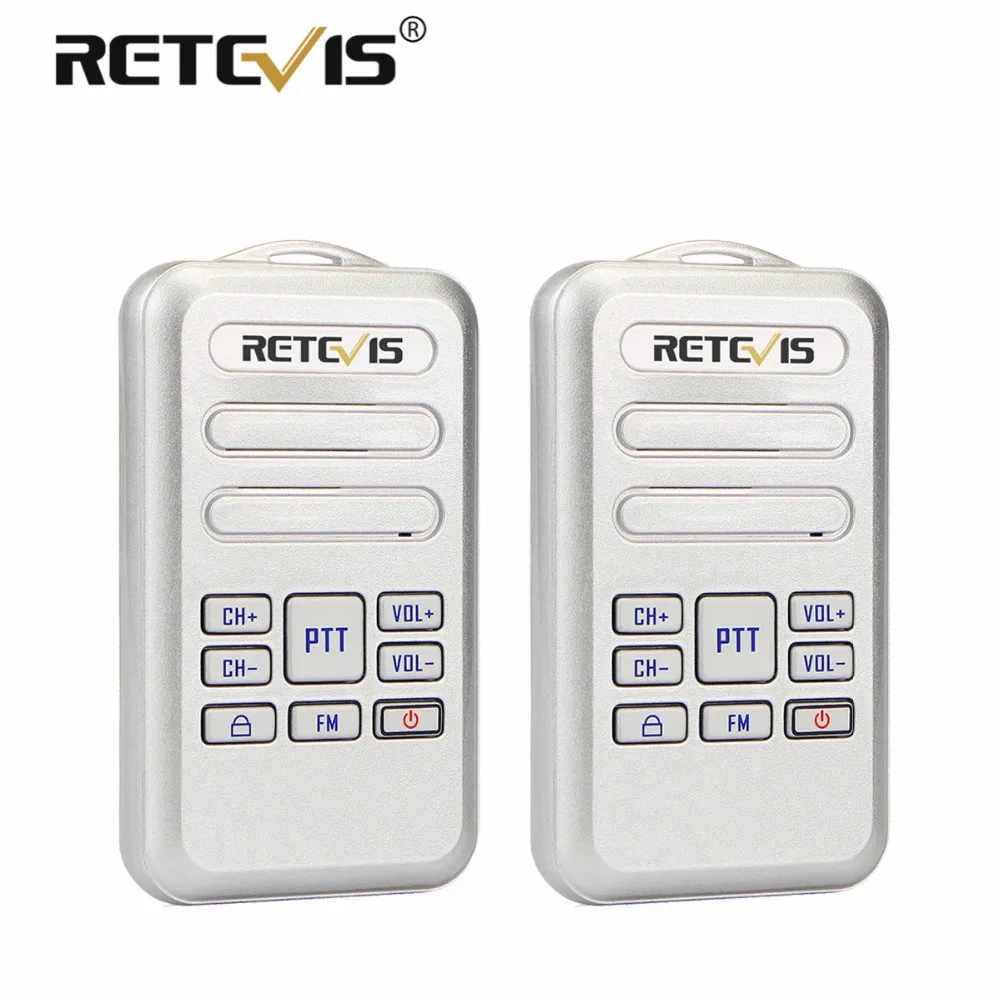 

Retevis RT20 Mini Walkie Talkie Transceiver 2 Way Radio Walk Talk PTT Radio Comunicador Walkie-talkies for Restaurant Hotel Home