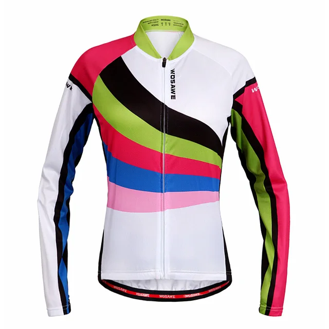 WOSAWE Maillot велосипедные рубашки для замены шин/Ropa Ciclismo MTB велосипедная рубашка велосипедная одежда защита гоночная велосипедная Джерси - Цвет: Белый