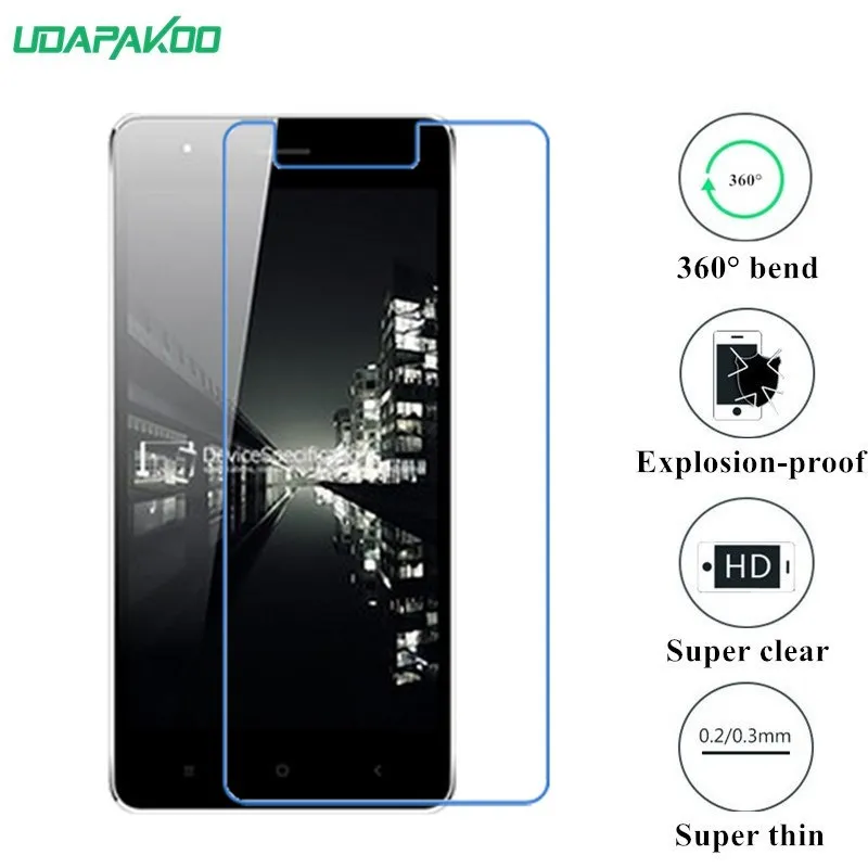 

Udapakoo Clear Tempered Soft Glass Film for VKworld F1 Nano Explosion-proof Glass Screen Protector
