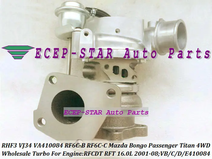 RHF3 VJ34 VD410084 VA410084 VB410084 VC410084 RF6CB RF6CC Turbo For MAZDA Bongo Passenger Titan 4WD 2001-2008 RFCDT RFT 16.0L (2)