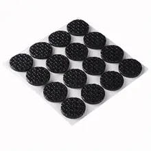Нескользящие коврик черные модные мебель нуля колодки пол Председатель Таблица ног самоклеющиеся защитное кольцо EQA703