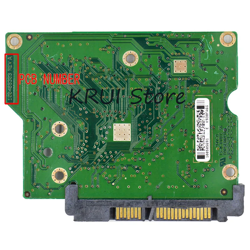 

free shipping HDD PCB LOGIC BOARD/BOARD NUMBER: 100468303 REV A