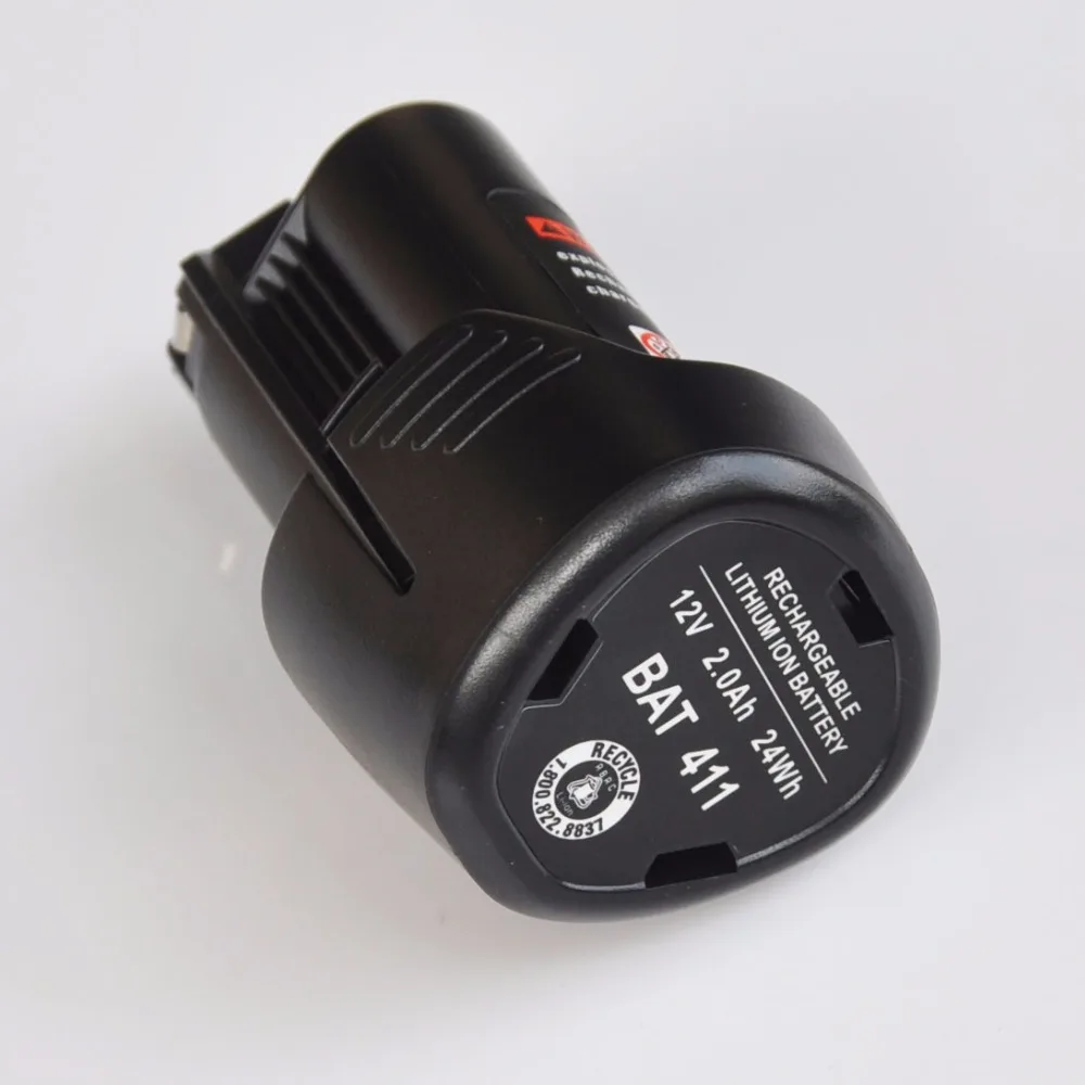 

1PCS 12V 10.8V Li-ion rechargeable battery pack 2000mah replace for 12V BOSCH cordless Electric drill screwdriver GOS 10.8 V-LI