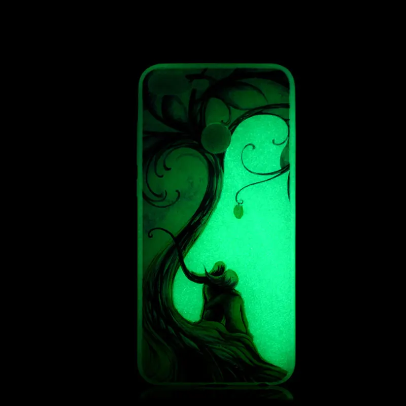 N-TPU1031 (1)_JONSNOW Case for Huawei Honor 9 Lite Patterned Luminous Slim Soft Silicone TPU Protective Phone Back Cover for Huawei Honor 10