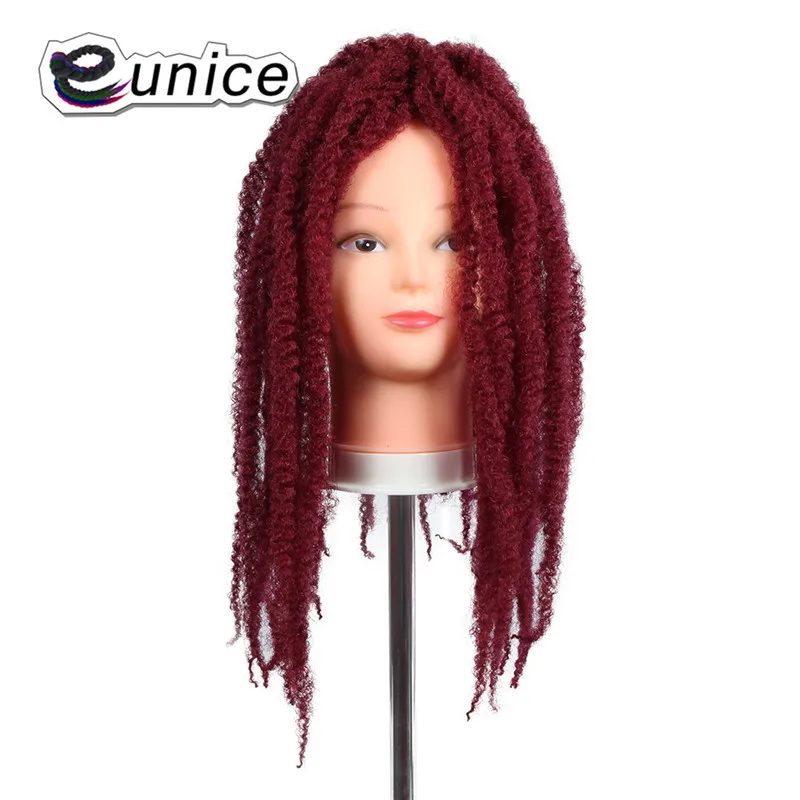 Marley Braids Hair Extension Synthetic Ombre Afro Kinky Crochet Kanekalon Braiding Hair (23)