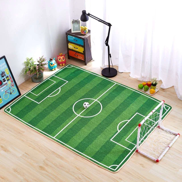 Online Kids Rug Football Carpet Jogging Training Undefined