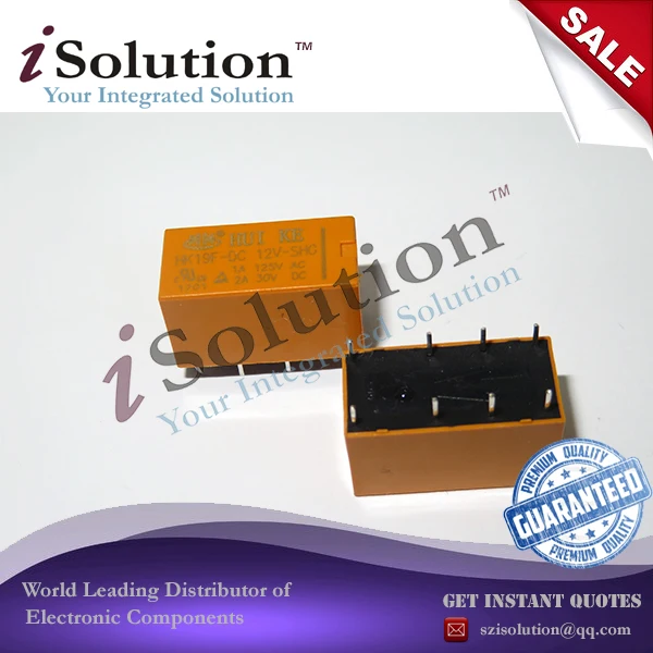 

10Pcs/lot For DC 12V SHG Coil DPDT 8 Pin 2NO 2NC Mini Power Relays PCB Type HUI KE HK19F HK19F-DC12V-SHG