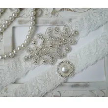 13,94 комплект свадебной подвязки, набор свадебных подвязок, набор кружевных подвязок, Кристальные стразы, жемчужные свадебные подвязки