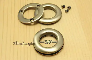 

eyelets metal with washer grommets Anti bronze Alloying round 8 pieces 15 mm E39