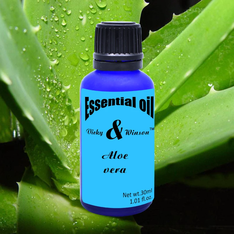 Vicky&winson Aloe aromatherapy essential oils 30ml Humidifier home bedroom fragrance sleep aromatherapy deodorization watersoluble essential oil for humidifier diffuseur fragrance lamp lavender lemon organic essential oils aromatherapy jy16